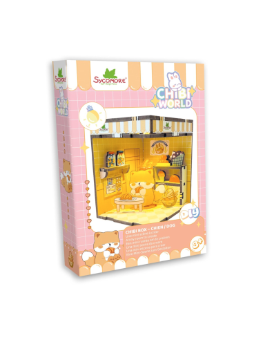 Chibi box Chien à construire - Sycomore