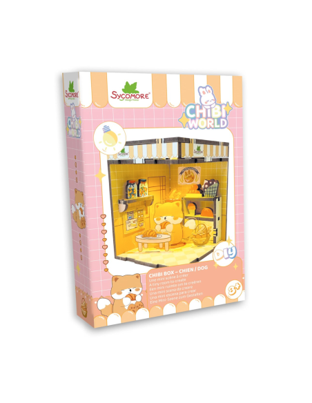 Chibi box Chien à construire - Sycomore