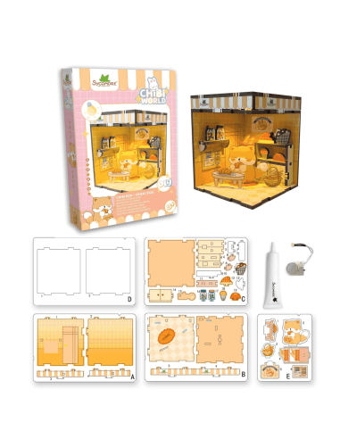 Chibi box Chien à construire - Sycomore