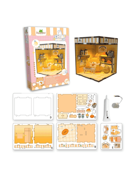Chibi box Chien à construire - Sycomore