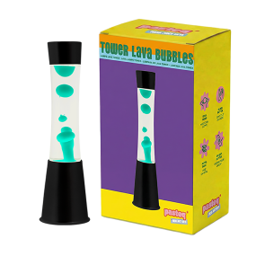 Lampe lave tower Turquoise - Pasteq
