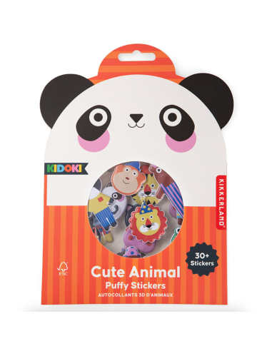 Stickers en relief Animaux - Kikkerland