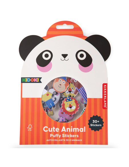 Stickers en relief Animaux - Kikkerland