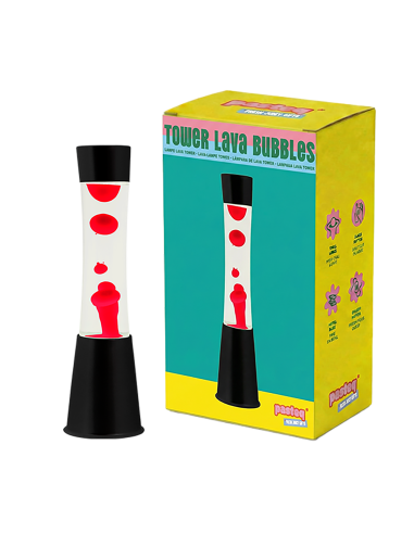 Lampe lave tower Fuchsia - Pasteq