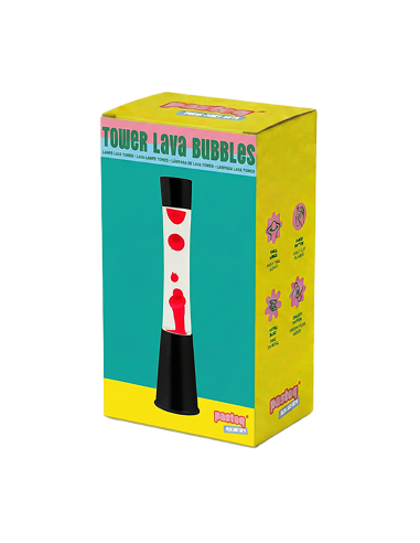Lampe lave tower Fuchsia - Pasteq