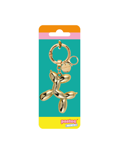 Charm sac Chien ballon doré - Pasteq