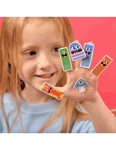 Stickers en relief Monstres - Kikkerland