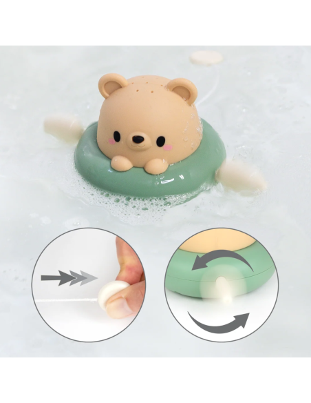 Jeu de bain ours en bateau - Tiger Tribe