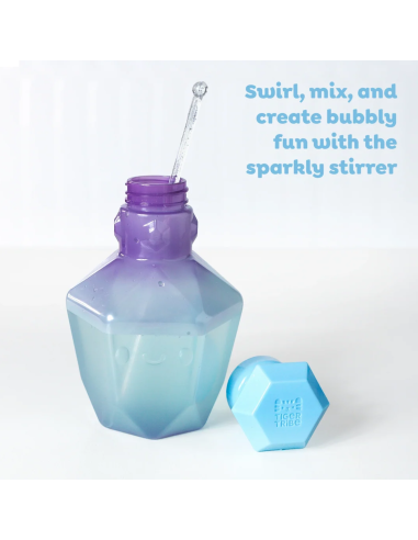 Flacon de potion qui change de couleur (bleu) -...