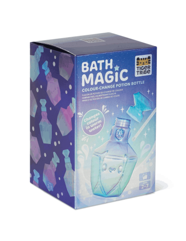 Flacon de potion qui change de couleur (bleu) -...