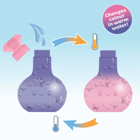 Flacon de potion qui change de couleur (rose) - Tiger Tribe 2