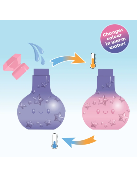 Flacon de potion qui change de couleur (rose) - Tiger Tribe