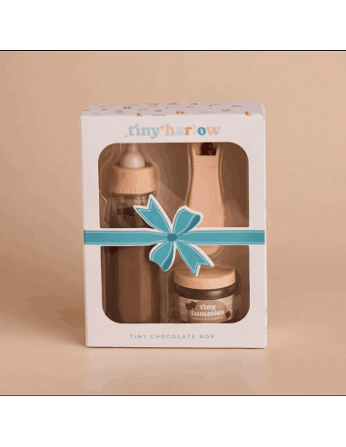 Coffret repas petit pot et biberon magique pour poupée Chocolat - Tiny Harlow
