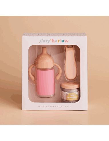 Coffret repas petit pot et biberon magique pour poupée Anniversaire - Tiny Harlow