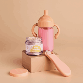 Coffret repas petit pot et biberon magique pour poupée Anniversaire - Tiny Harlow