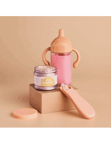 Coffret repas petit pot et biberon magique pour poupée Anniversaire - Tiny Harlow