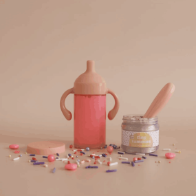 Coffret repas petit pot et biberon magique pour poupée Anniversaire - Tiny Harlow 2