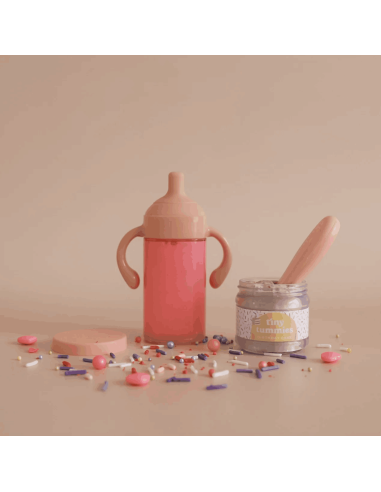 Coffret repas petit pot et biberon magique pour poupée Anniversaire - Tiny Harlow