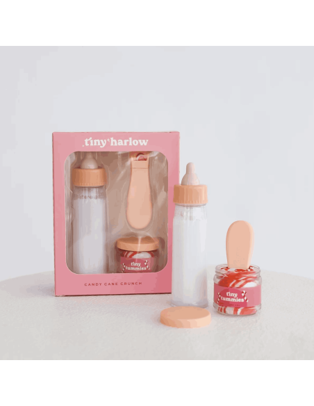 Coffret repas petit pot et biberon magique pour poupée Sucre d'orge - Tiny Harlow