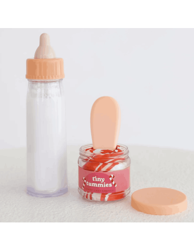Coffret repas petit pot et biberon magique pour poupée Sucre d'orge - Tiny Harlow