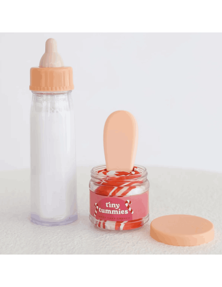 Coffret repas petit pot et biberon magique pour poupée Sucre d'orge - Tiny Harlow