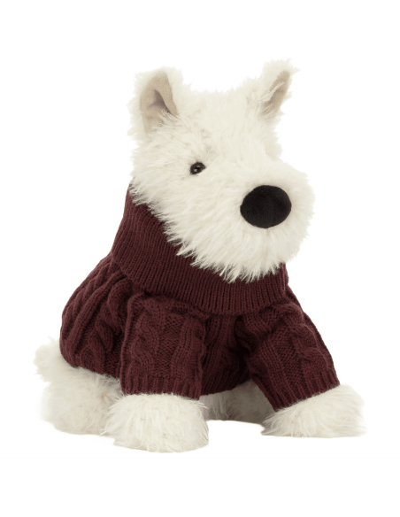 Peluche Munro le chien écossais en pull - Jellycat