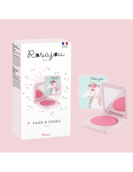 Fard à joues 2-en-1 avec étui - Rosajou