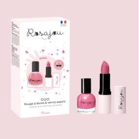 Duo vernis + rouge à lèvres Rubis - Rosajou