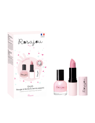 Duo vernis + rouge à lèvres Ballerine - Rosajou