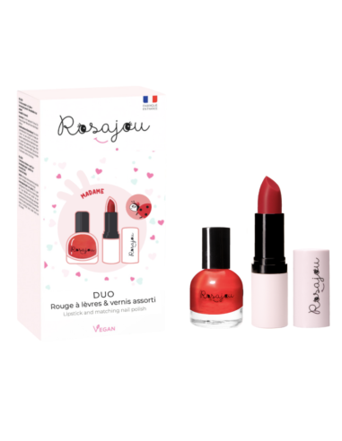 Duo vernis + rouge à lèvres Madame - Rosajou