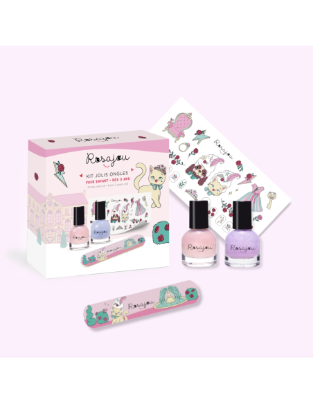 Coffret Jolis Ongles Ballerine et Lavande - Rosajou
