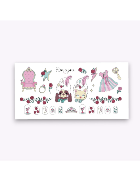Coffret Jolis Ongles Ballerine et Lavande - Rosajou