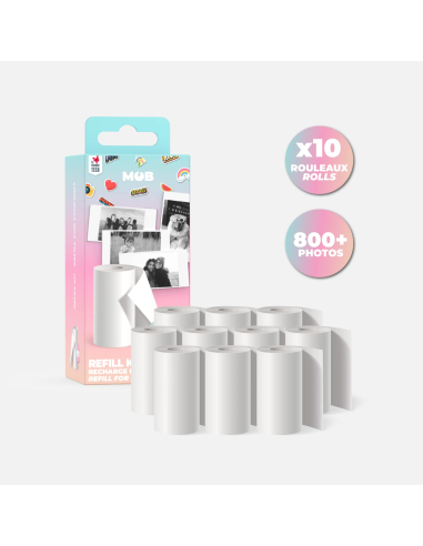 10 rouleaux de papier thermique - MOB