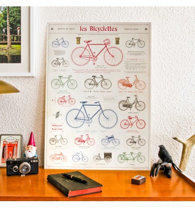 Affiche Vélo rétro - Cavallini & Co