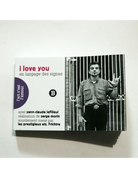 Flipbook Je t'aime/ I love you - Frichtre