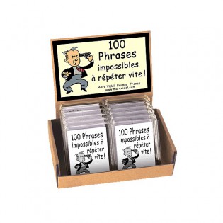 100 Phrases impossibles à répéter vites Marc Vidal