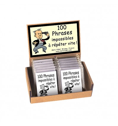 100 Phrases impossibles à répéter vites Marc Vidal