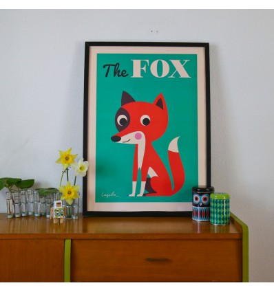 Affiche Renard d'Ingela Arrhenius