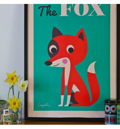 Affiche Renard d'Ingela Arrhenius