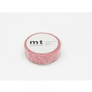 Masking tape vieux rose et fleurs 2