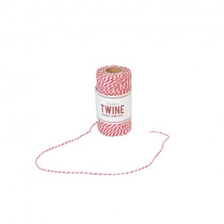 Ficelle bicolore rouge et blanc