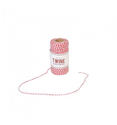 Ficelle bicolore rouge et blanc