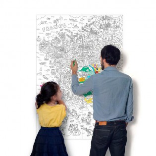 Grand Poster France à colorier Omy 2
